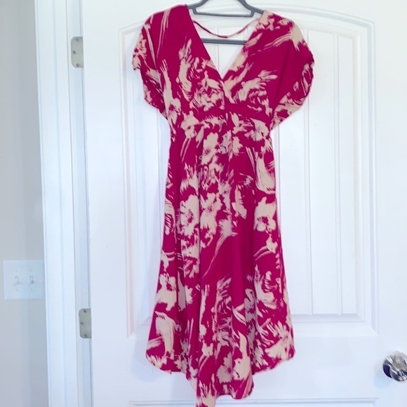 Angie Boho Rayon Beachy Summer coverup Dress Size M - Picture 1 of 3